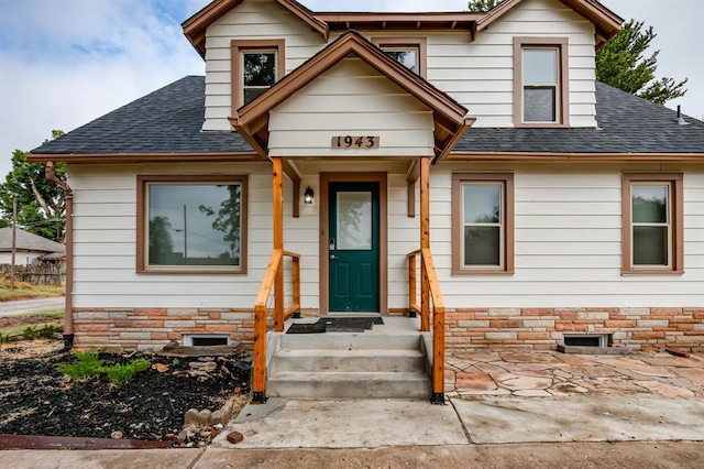 view of bungalow-style house