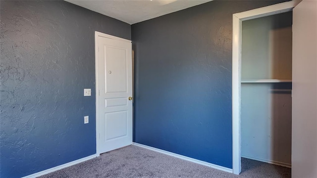 interior space with carpet floors