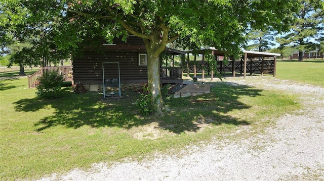 1345 State Highway 1, Hartshorne, OK 74547 - view of green lawn