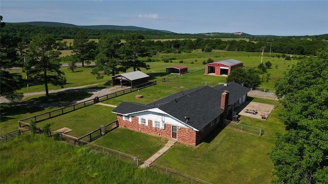 1345 State Highway 1, Hartshorne, OK 74547 - aerial view of sparsely populated area
