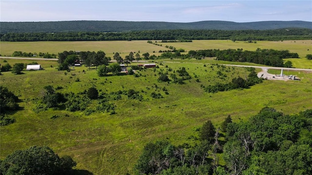 1345 State Highway 1, Hartshorne, OK 74547 - view of rural area with a mountainous background