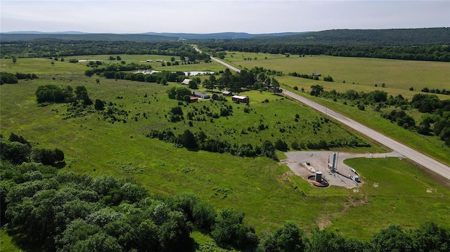 1345 State Highway 1, Hartshorne, OK 74547 - aerial overview of property's location featuring rural landscape
