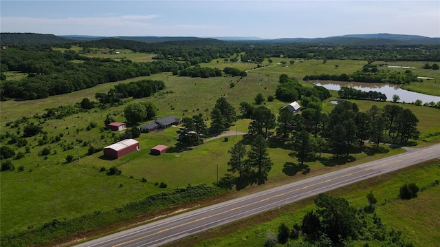 1345 State Highway 1, Hartshorne, OK 74547 - overview of rural landscape with a large body of water
