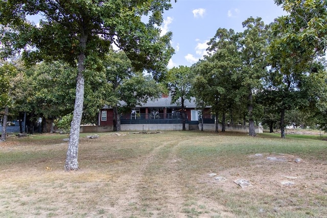 view of front of home