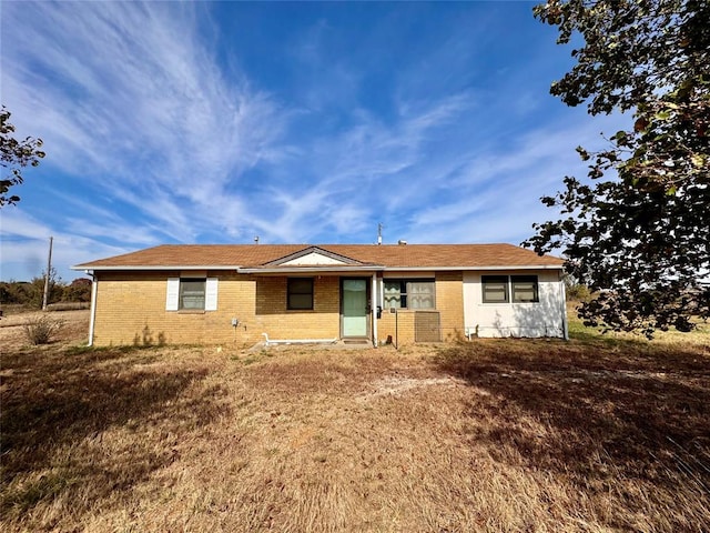 view of ranch-style home