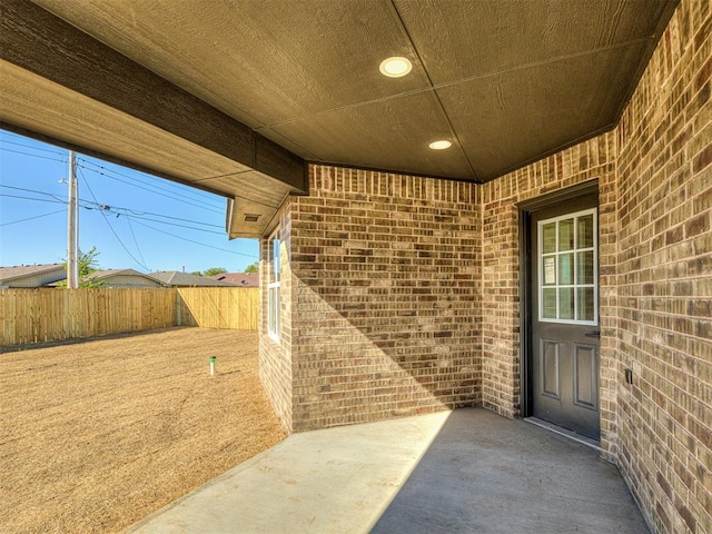 view of patio