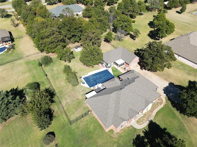 16355 Cobblestone Cir, Choctaw, OK 73020 - drone / aerial view