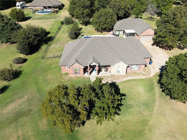16355 Cobblestone Cir, Choctaw, OK 73020 - aerial view of property and surrounding area