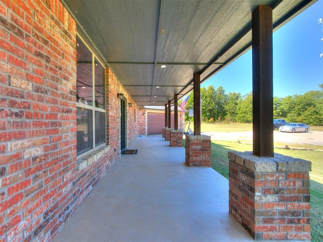 view of patio / terrace featuring a porch