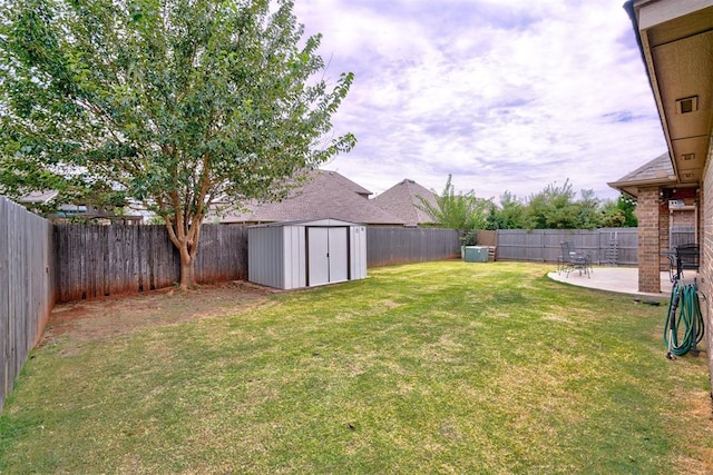 view of yard featuring a patio area