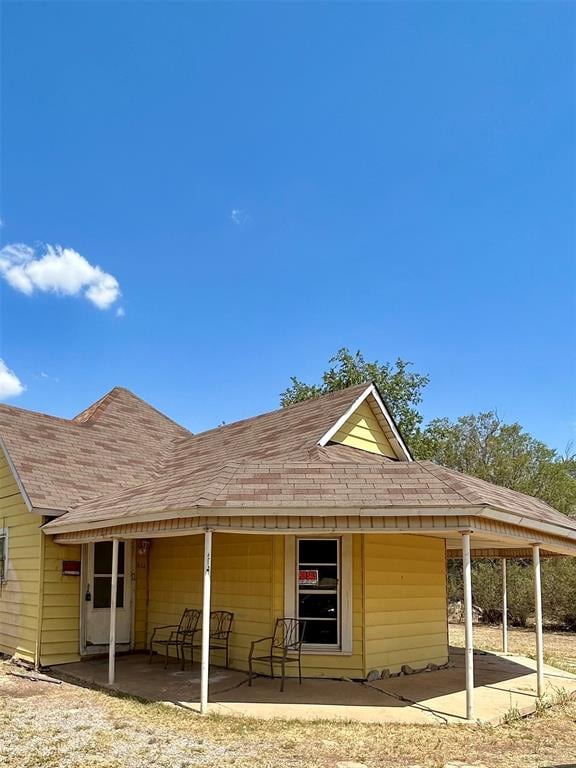 view of rear view of house