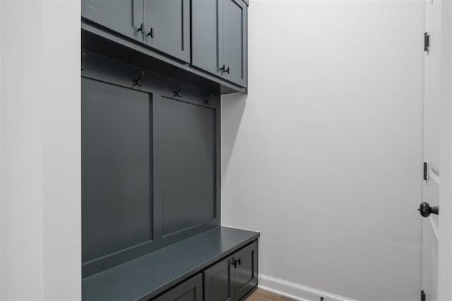 590 Emmy Jean Dr, Blanchard, OK 73010 - mudroom with baseboards and wood finished floors