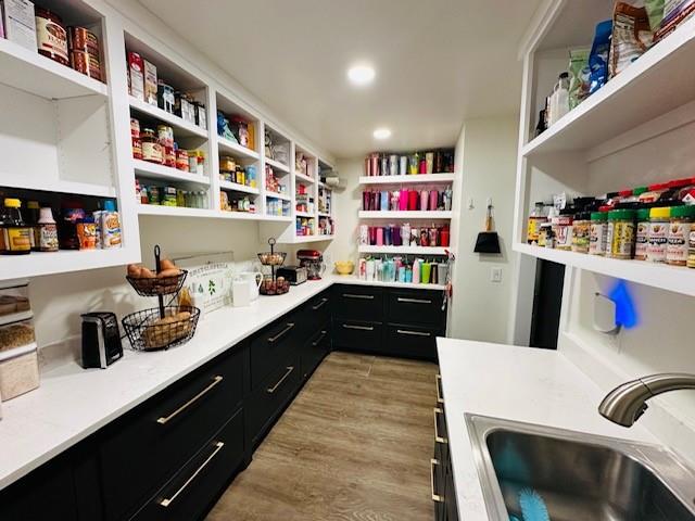 pantry featuring sink