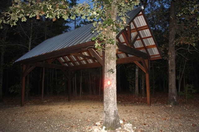 surrounding community with a gazebo