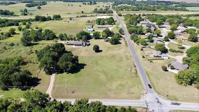 bird's eye view featuring a rural view