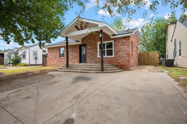 view of front of home