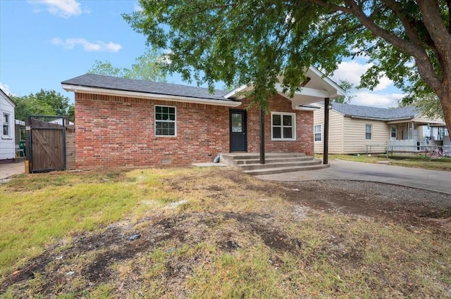 view of front of property