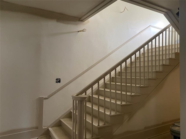 view of staircase