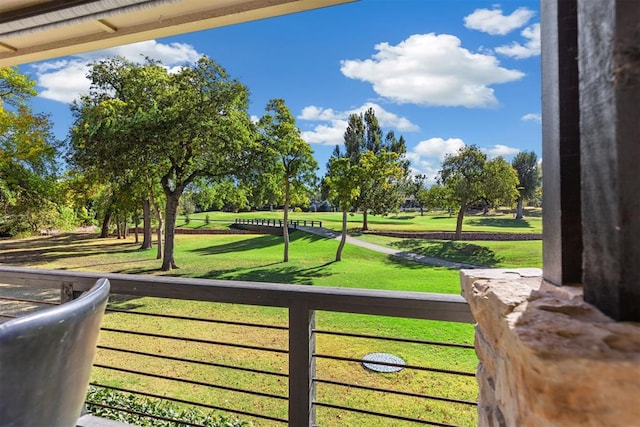 surrounding community featuring a lawn