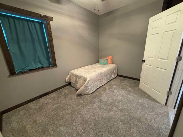 bedroom featuring carpet flooring