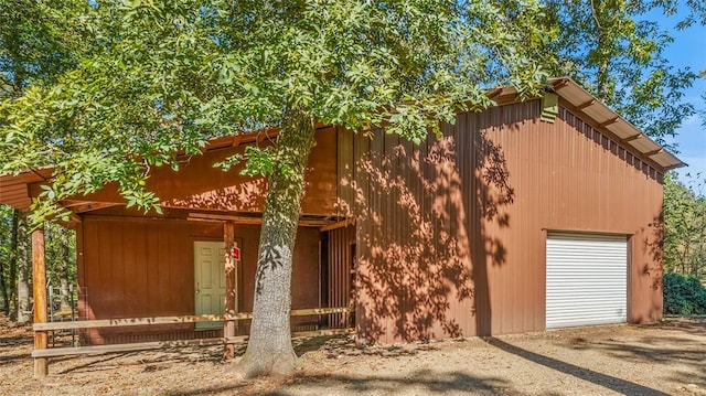 view of pueblo-style home