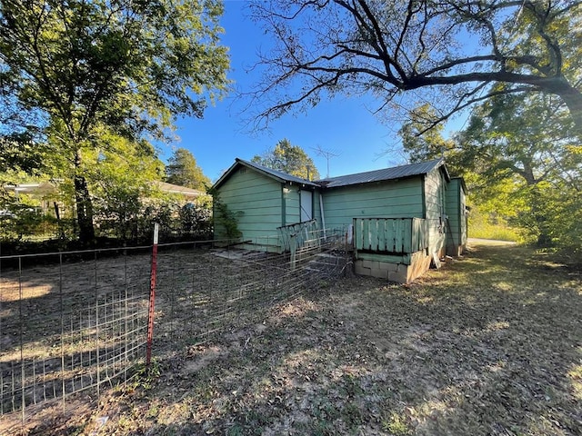 view of home's exterior