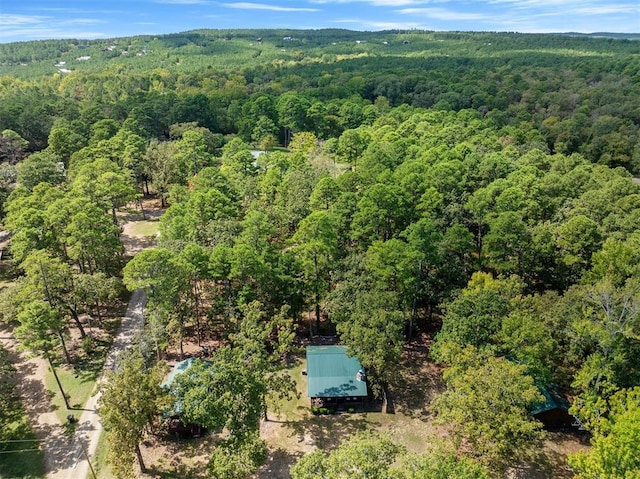 183 Pine Meadow Ln, Broken Bow, OK 74728 - aerial view of a heavily wooded area