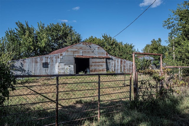 view of outdoor structure