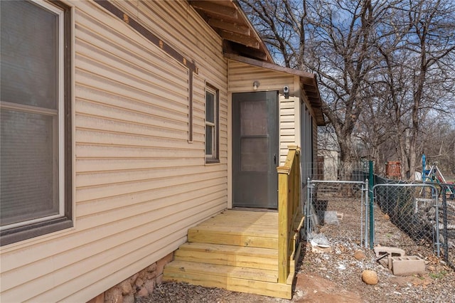 view of property entrance