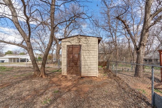 view of outbuilding