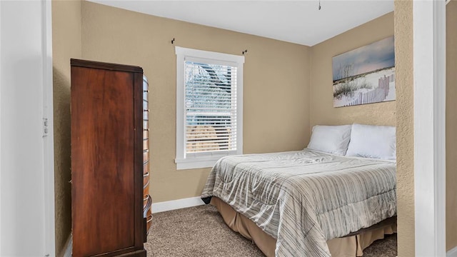 bedroom featuring carpet floors