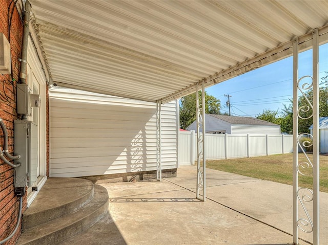 view of patio