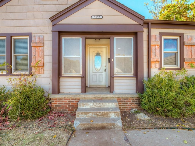 view of property entrance