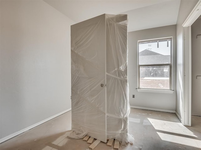 interior space with baseboards
