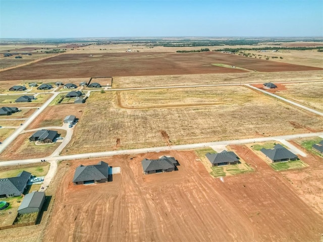 drone / aerial view featuring a rural view