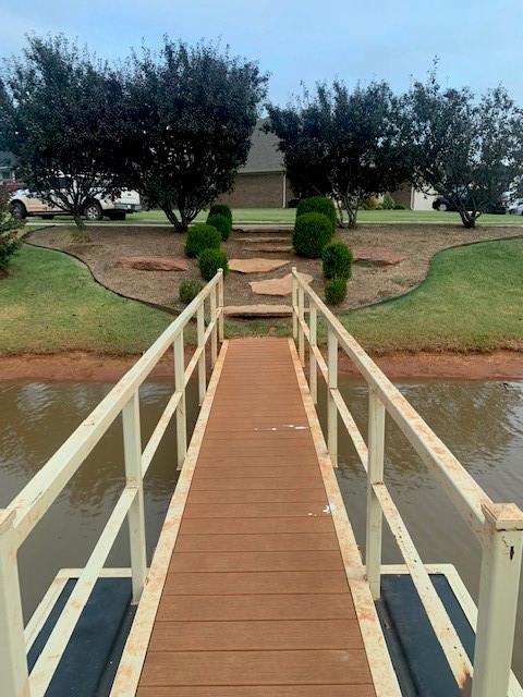 805 Scully Rd, Yukon, OK 73099 - view of dock