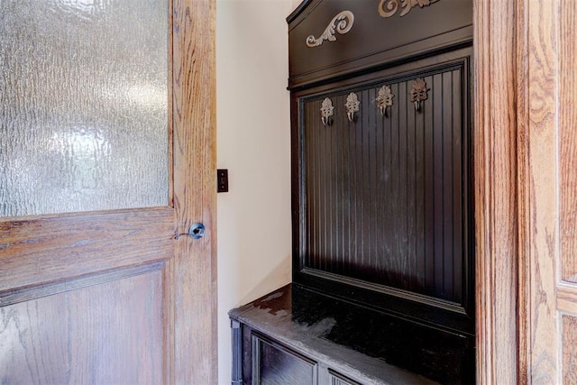 view of mudroom