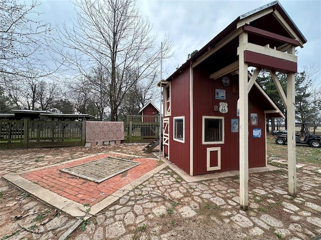 view of outbuilding