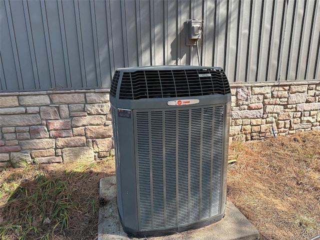 exterior details with central AC unit