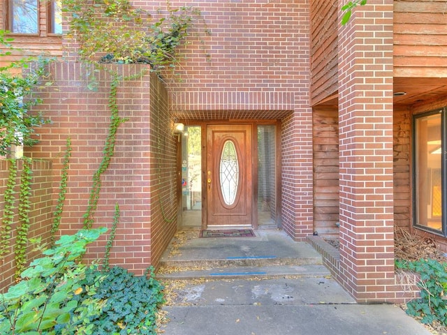 view of exterior entry