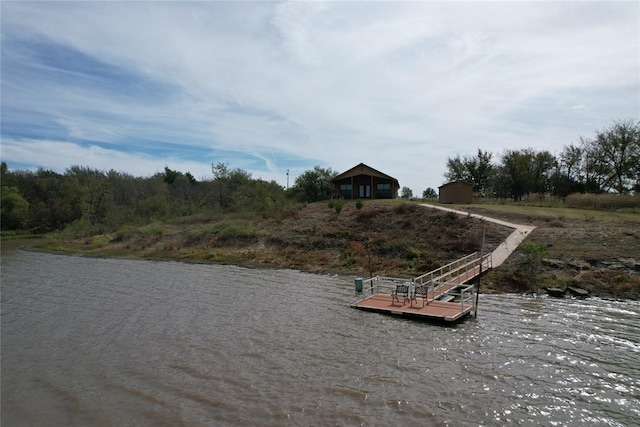 view of dock