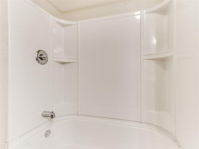 bathroom featuring bathing tub / shower combination