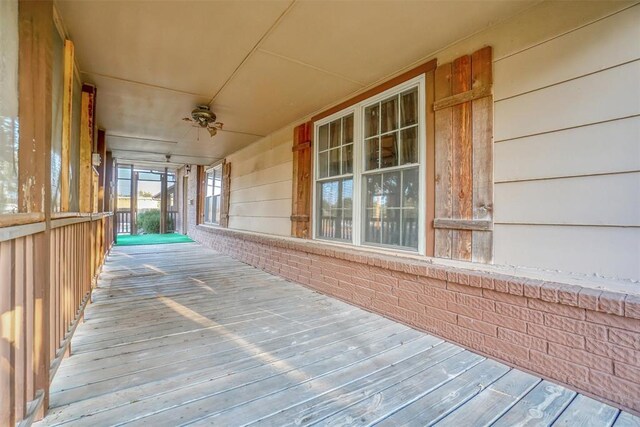 420 W 8th St, Cordell, OK 73632 - view of wooden terrace