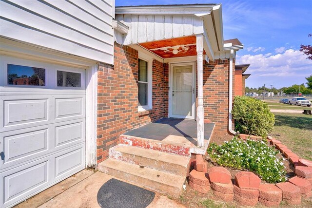 1413 Reding Dr, Oklahoma City, OK 73119 - view of exterior entry with brick siding