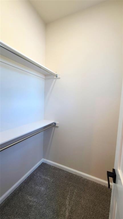 1308 W Harvard Way, Mustang, OK 73064 - spacious closet with dark colored carpet