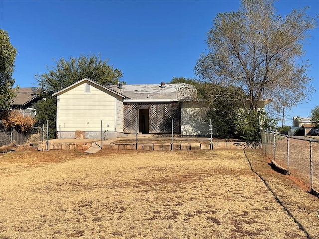 view of rear view of property