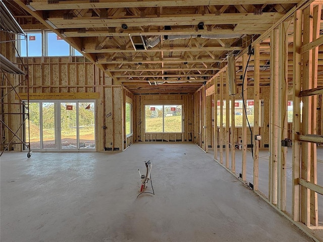 miscellaneous room featuring concrete flooring