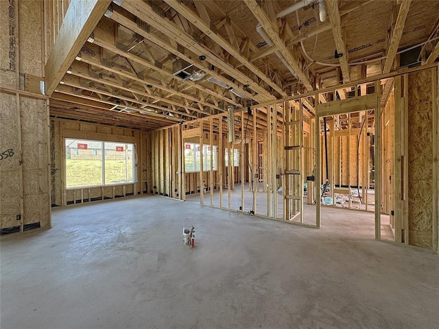 misc room featuring concrete floors