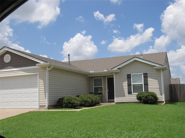 1617 NW 144th Ter, Edmond, OK 73013 - single story home featuring a garage, driveway, and roof with shingles