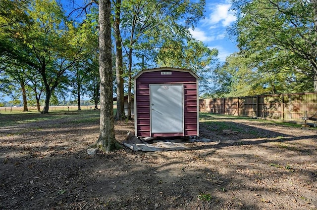 view of outdoor structure